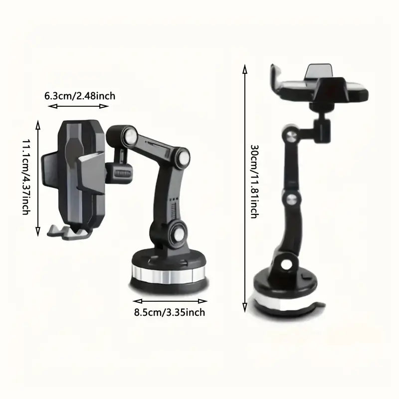 SpinMount: Soporte Celular 360° para Auto