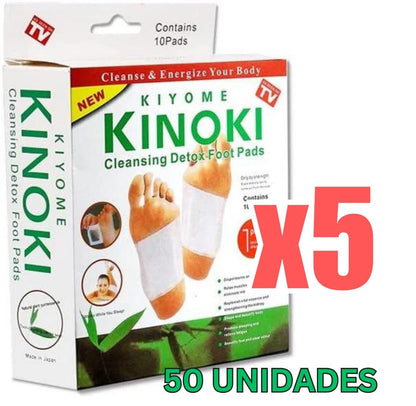 PROMO 5 PACKS PARCHE KINOKI (50 UNDS) Tiempo limitado - Mi tienda